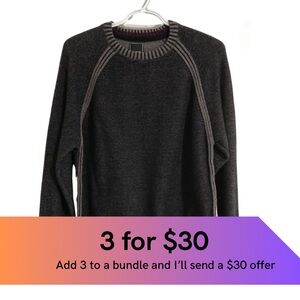 Burnside crew neck 100% cotton sweater.